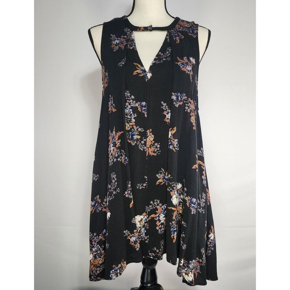 Free People Boho Tunic Flowy Mini Dress